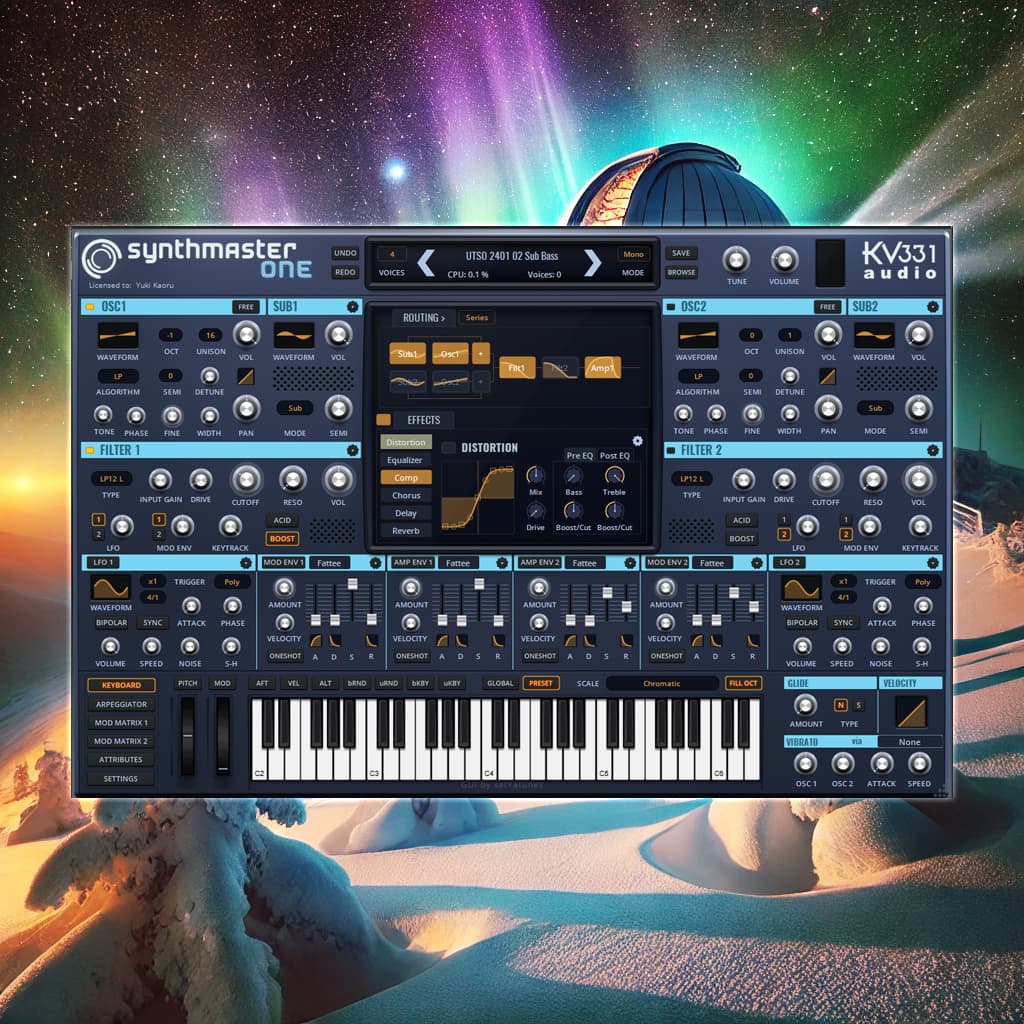 Uplifting Trance SynthMasterOne Bass 2024 Vol.1